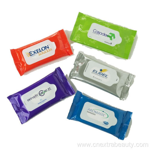 Customized Single Wet Wipes Individual Restaurant Hand Wipes